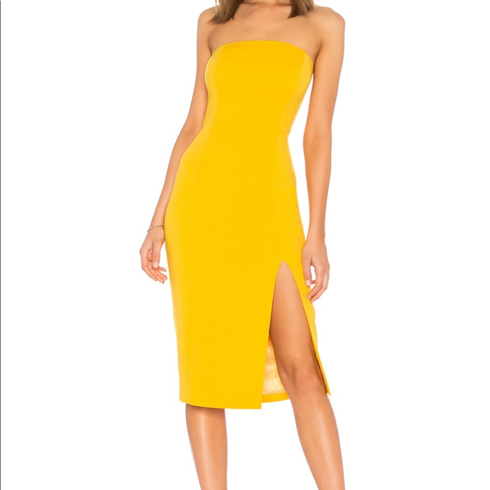 Jay Godfrey - Thompson Midi Dress - Lemon